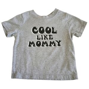 K1336 * Garanimals Cool Like Mommy Tee Gray Size 12M